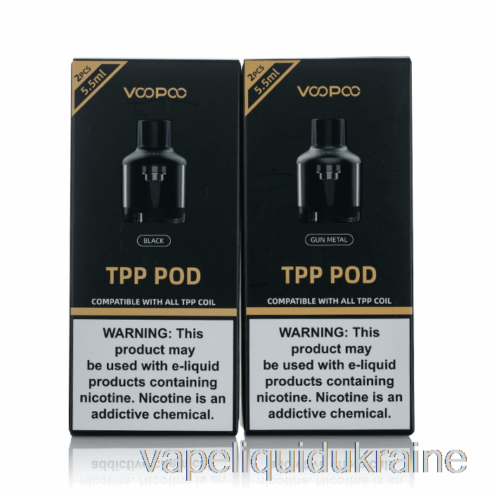 Vape Liquid Ukraine VOOPOO TPP Replacement Pods Silver